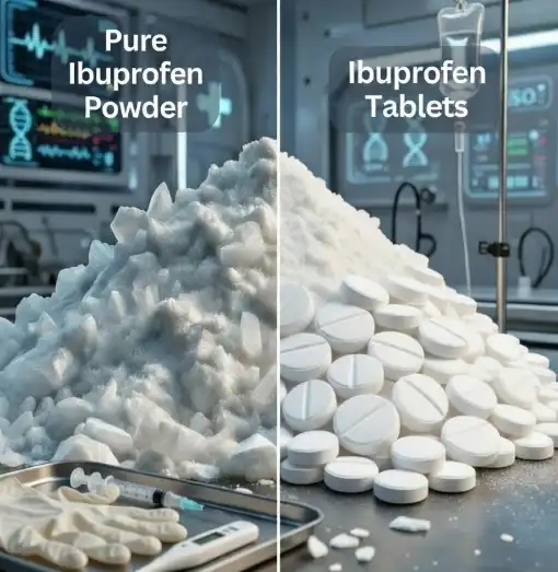 Pure Ibuprofen Powder vs Ibuprofen Tablets: Key Differences & Uses